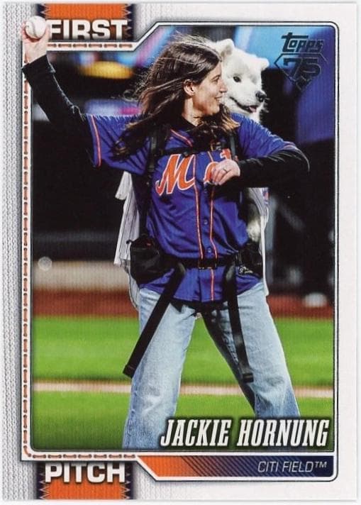Jackie Hornung trading card