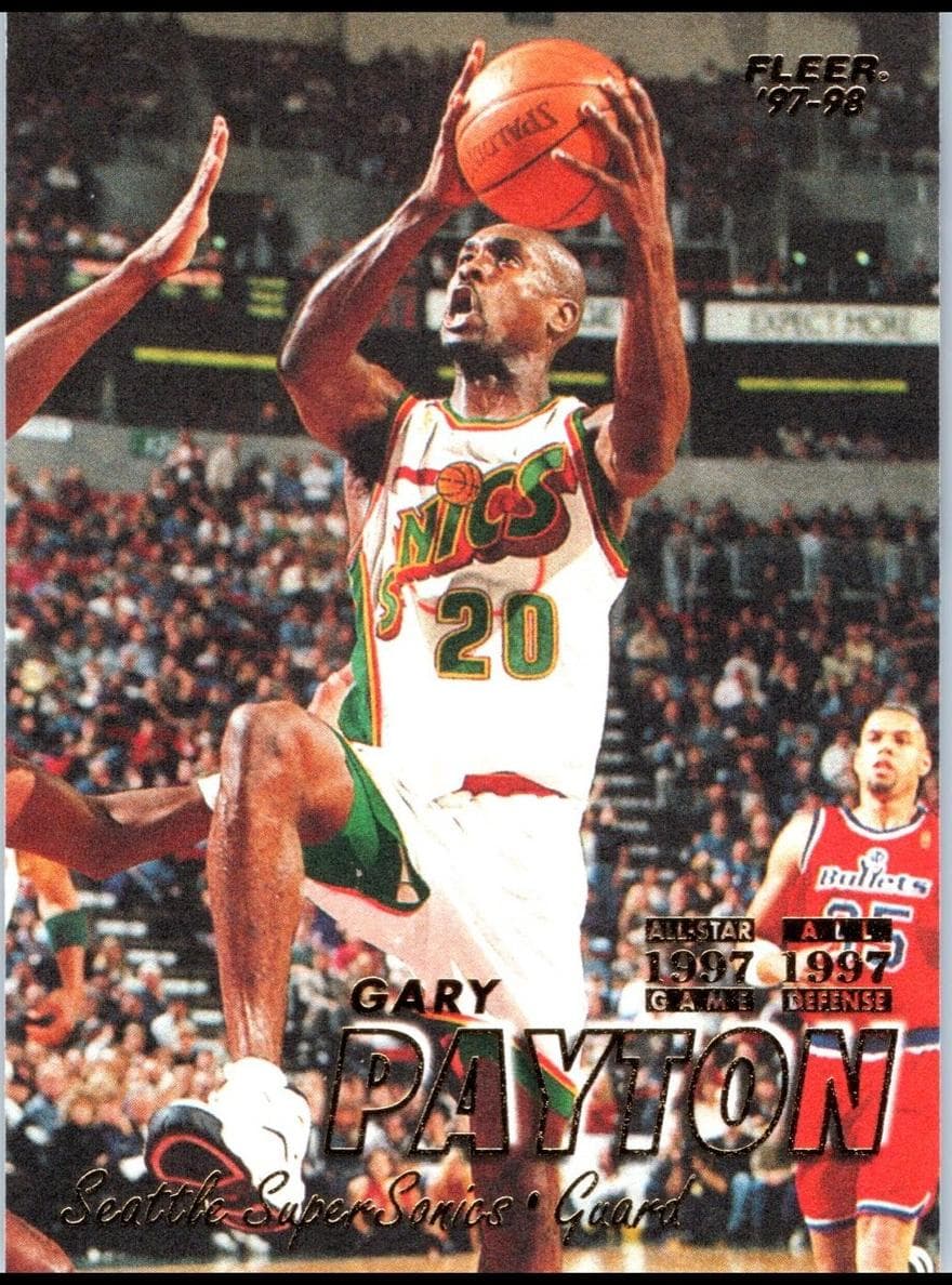 Gary Payton 1997 fleer Fleer