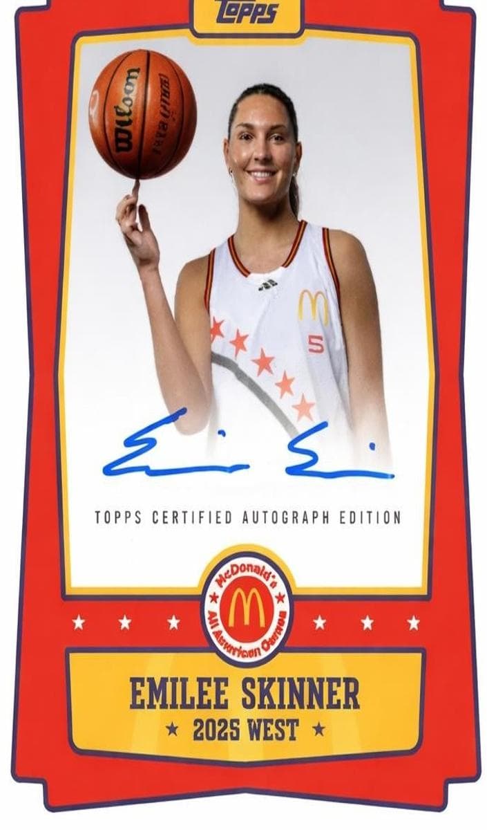 Emilee Skinner 2025 topps Topps Chrome McDonald's All American