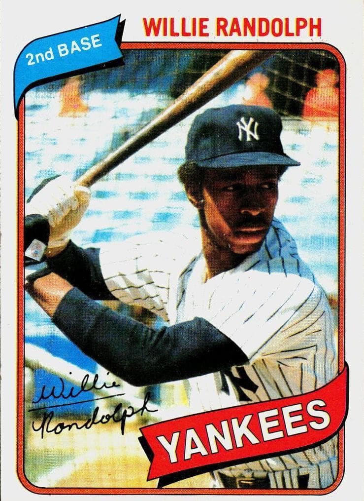 Willie Randolph 1980 topps
