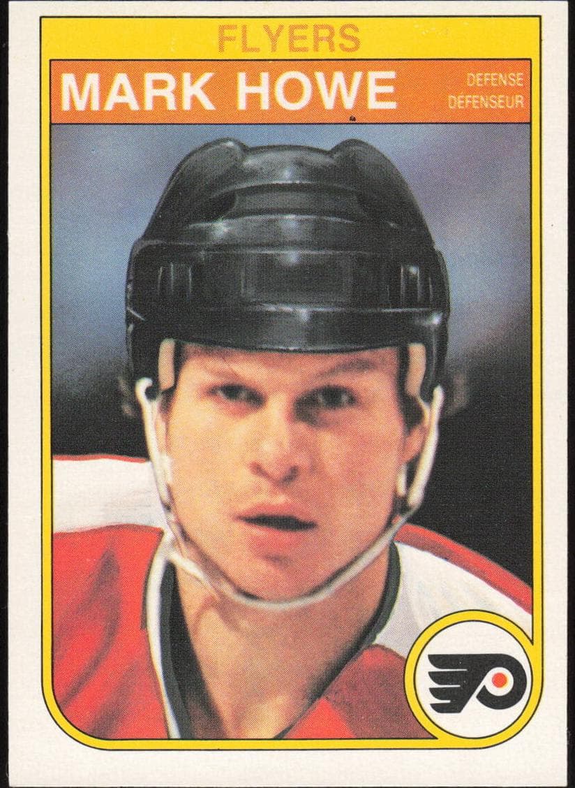 Mark Howe 1982 topps O-Pee-Chee