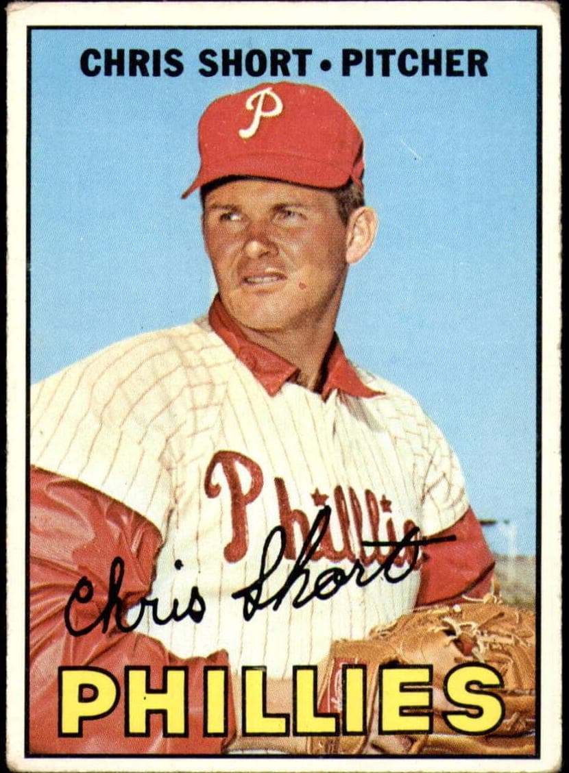 Chris Short 1967 topps Topps