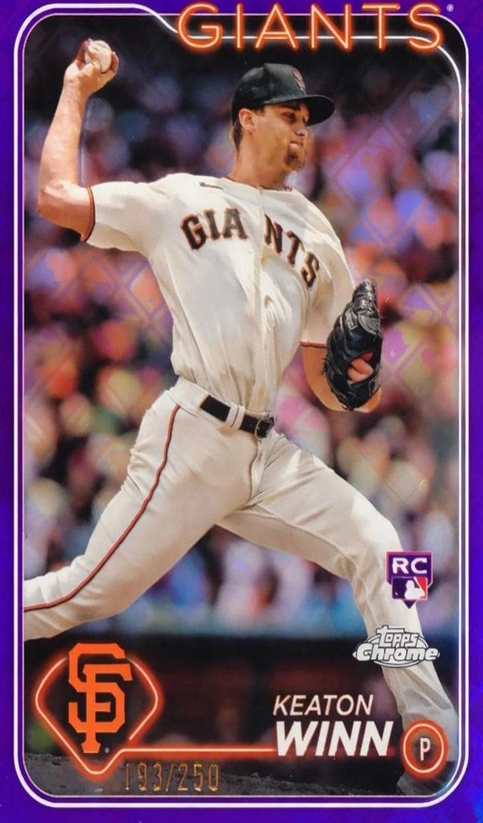 Keaton Winn trading card