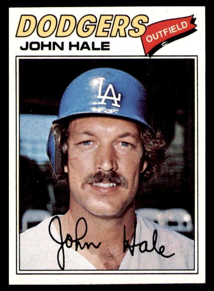John Hale 1977 topps Topps