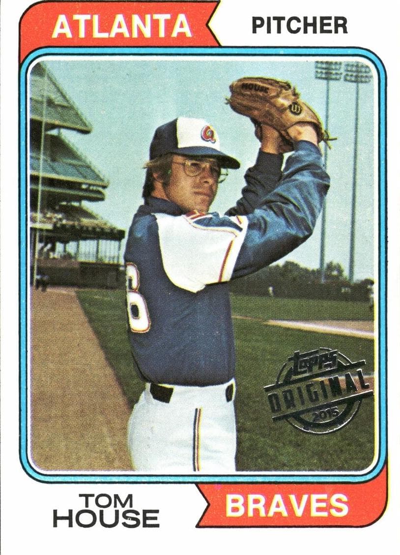 Tom House 1974 topps Topps