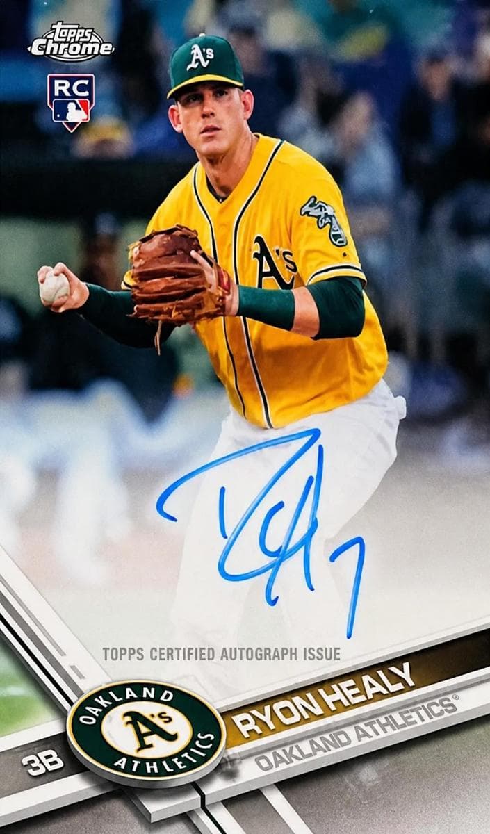 Ryon Healy 2017 topps Topps Chrome