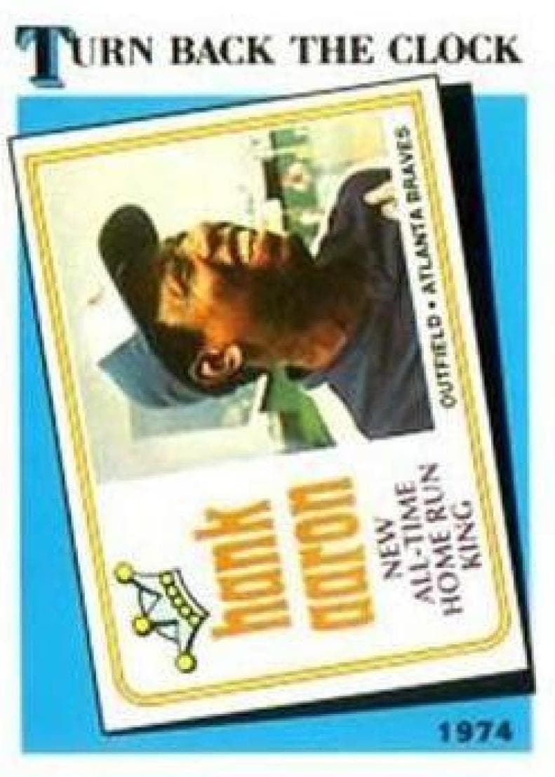 Hank Aaron 1989 topps Turn Back The Clock