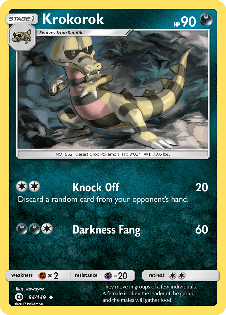Krokorok 2017 Pokemon