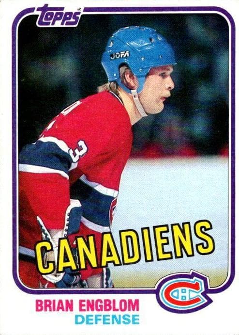 Brian Engblom 1981 topps