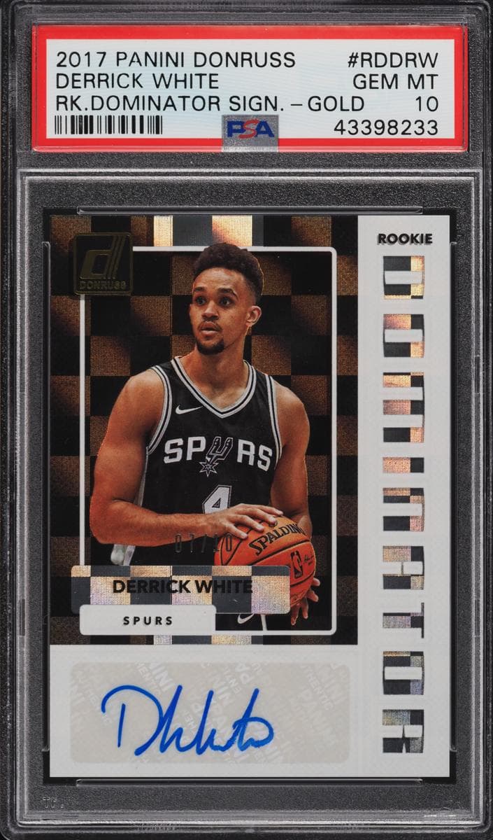 Derrick White 2017 panini Donruss Optic