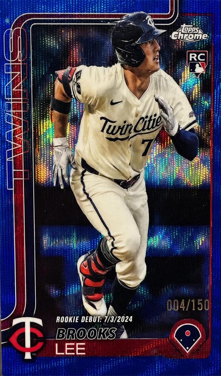 Brooks Lee 2025 topps Topps Chrome Update