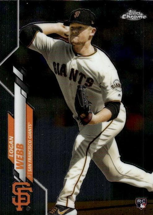 Logan Webb 2020 topps Topps Chrome