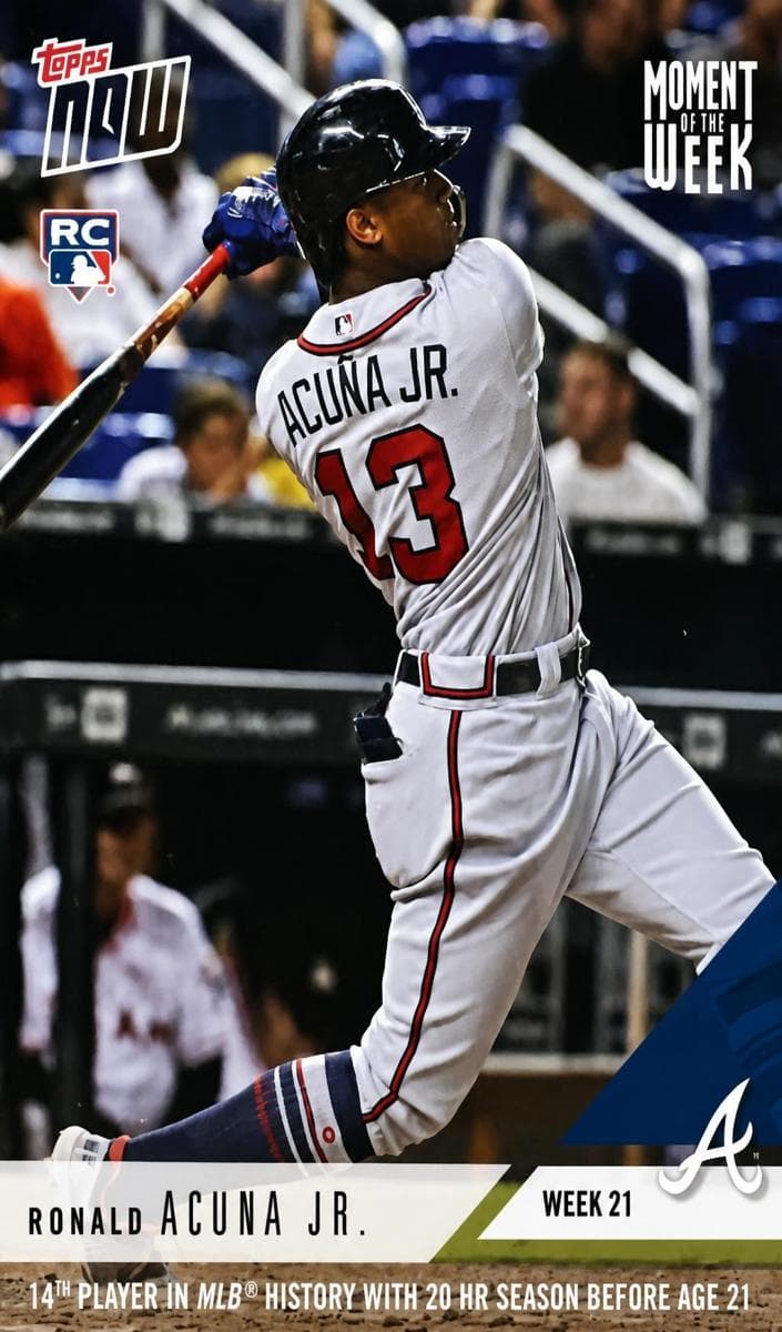 Ronald Acuna Jr. 2018 topps