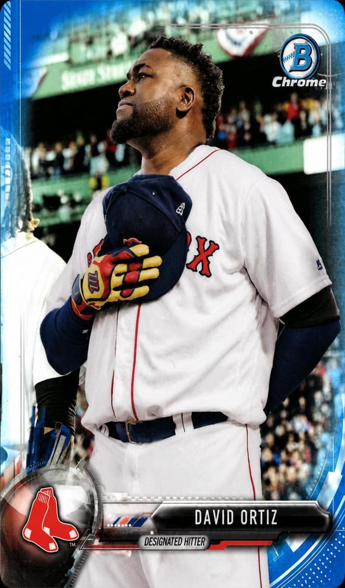 David Ortiz 2017 bowman Bowman Chrome