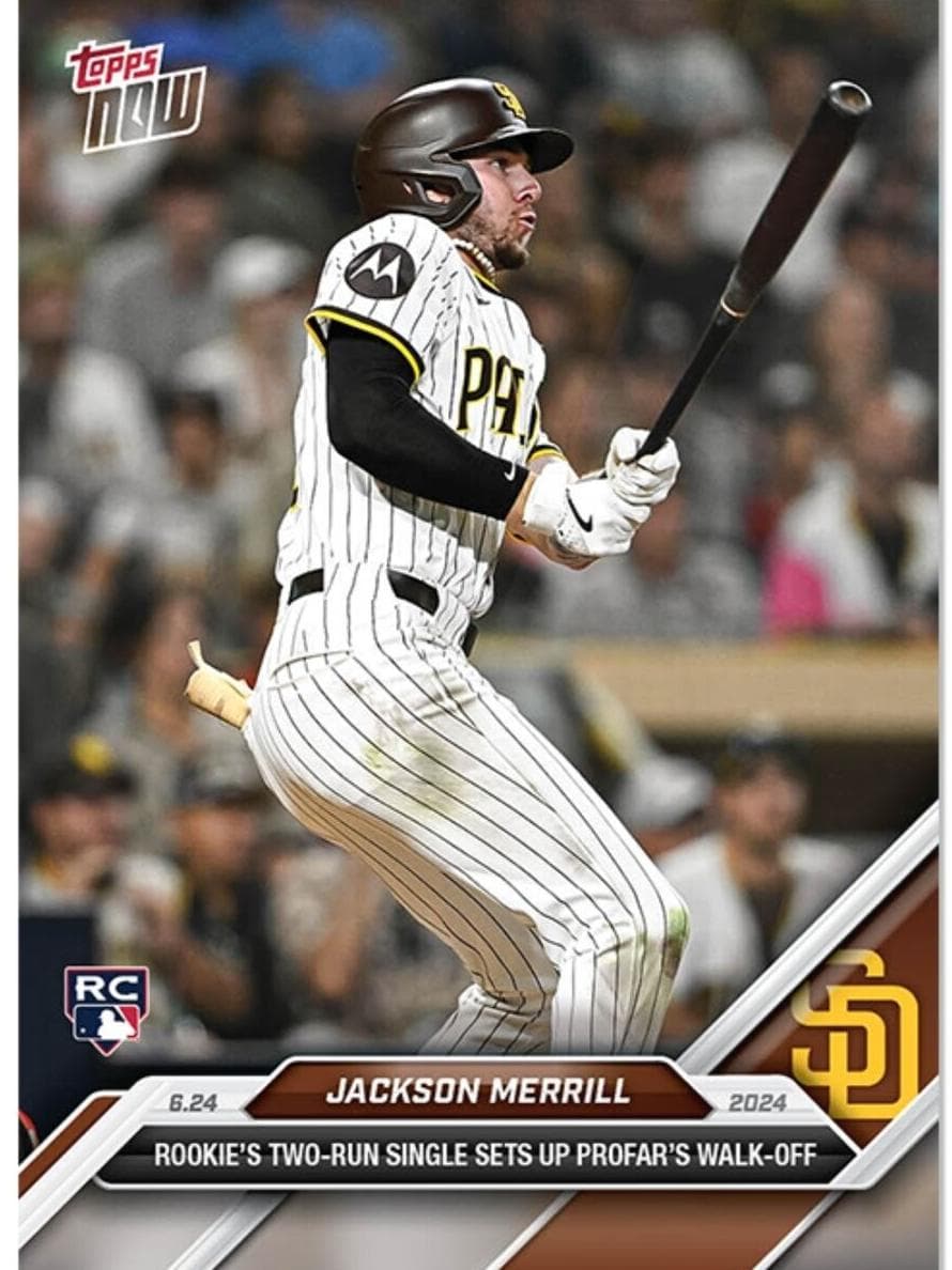 Jackson Merrill 2024 topps Now