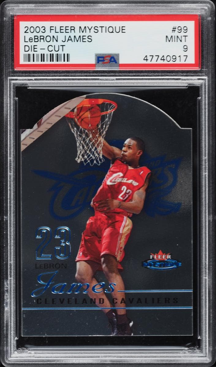 Lebron James 2003 fleer Mystique