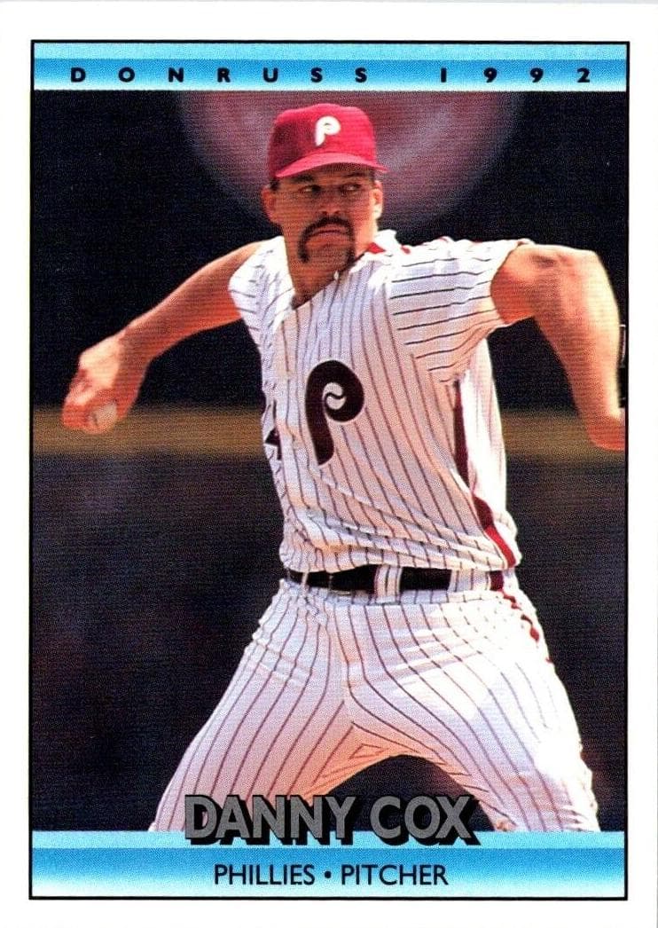 Danny Cox 1992 panini Donruss