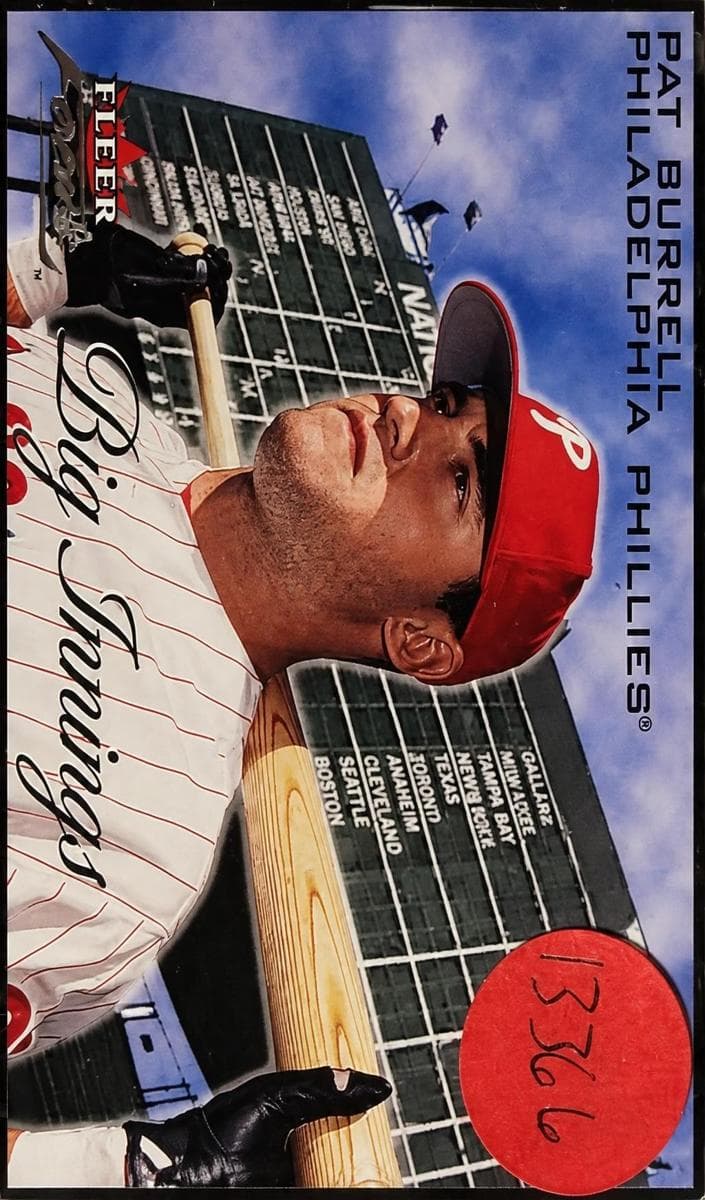 Pat Burrell 2001 fleer Focus