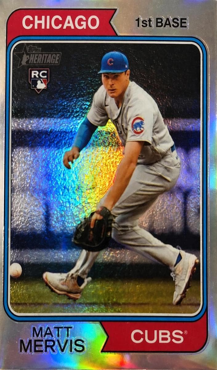 Matt Mervis trading card