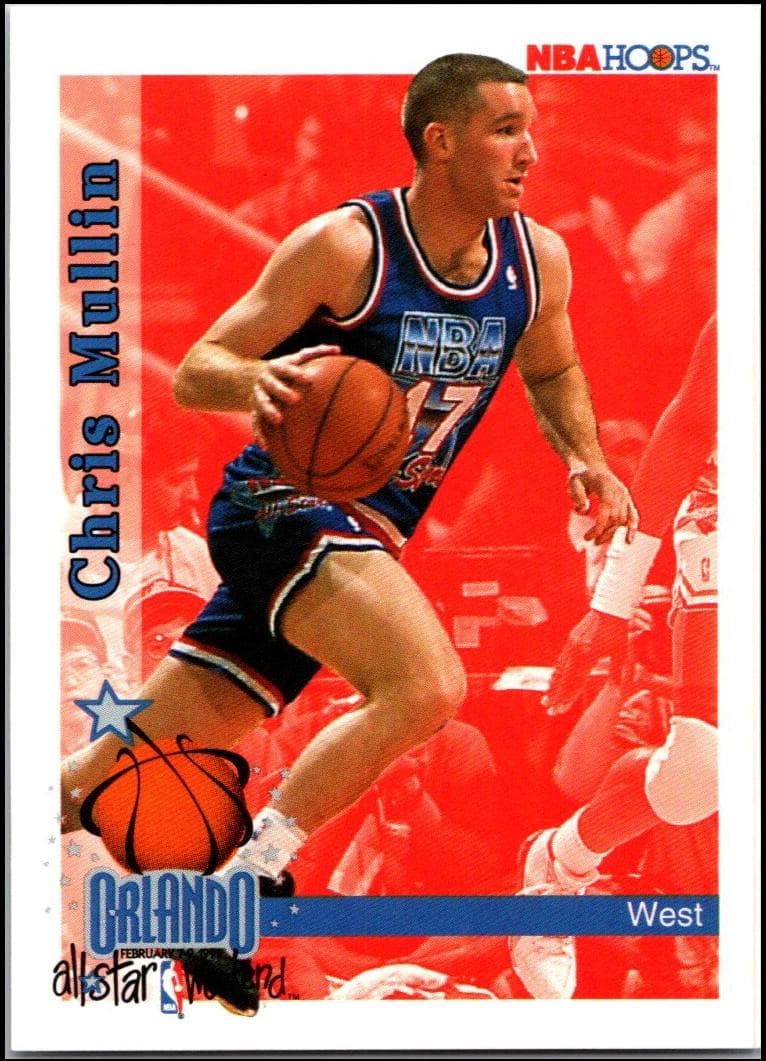 Chris Mullin 1992 panini Hoops