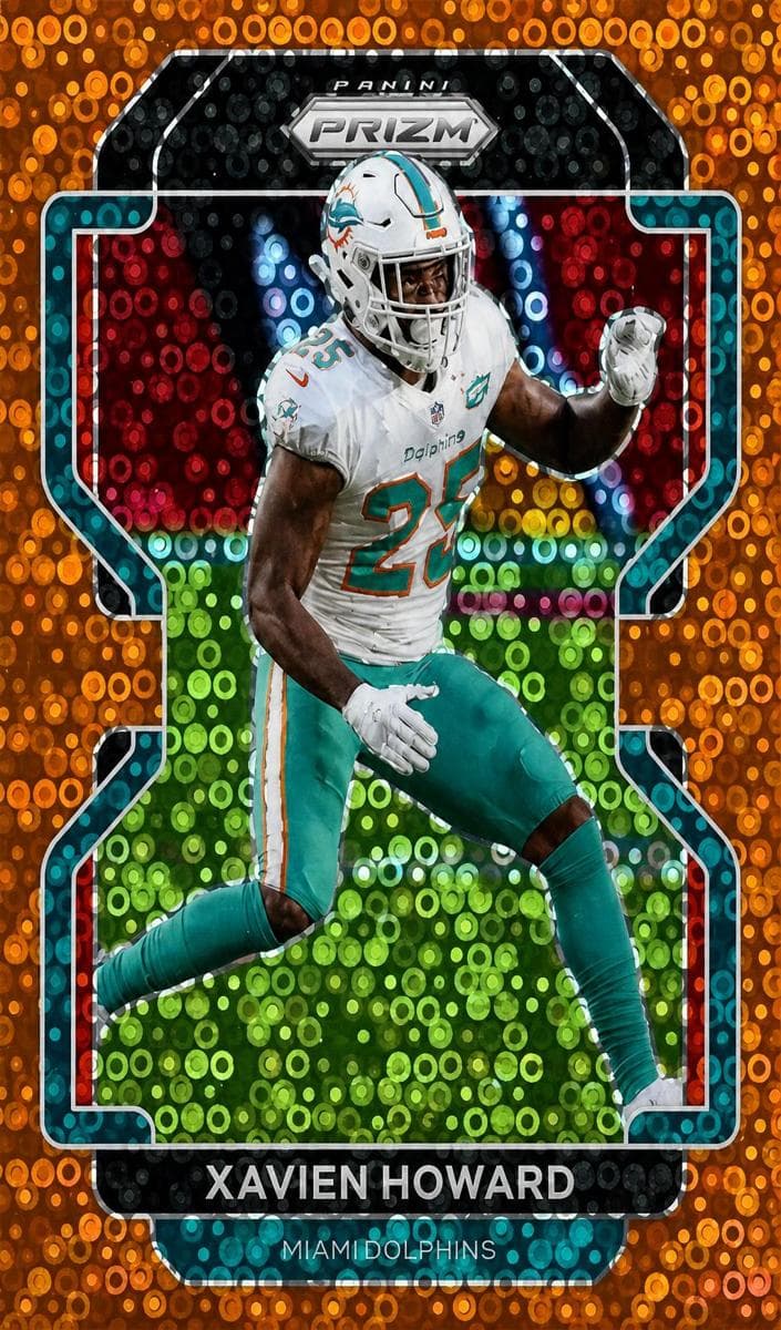 Xavien Howard 2021 panini Prizm Football Disco