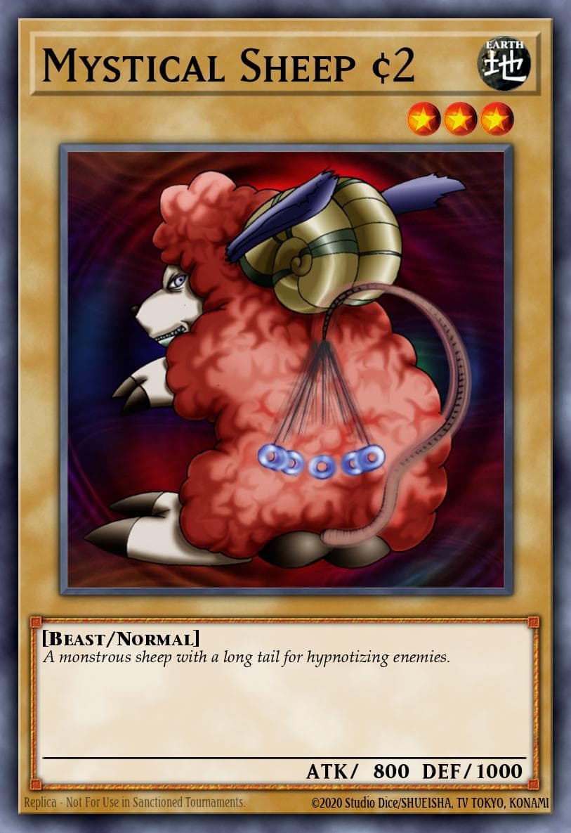 Mystical Sheep #2 2002 Yu-Gi-Oh! Legend of Blue Eyes White Dragon