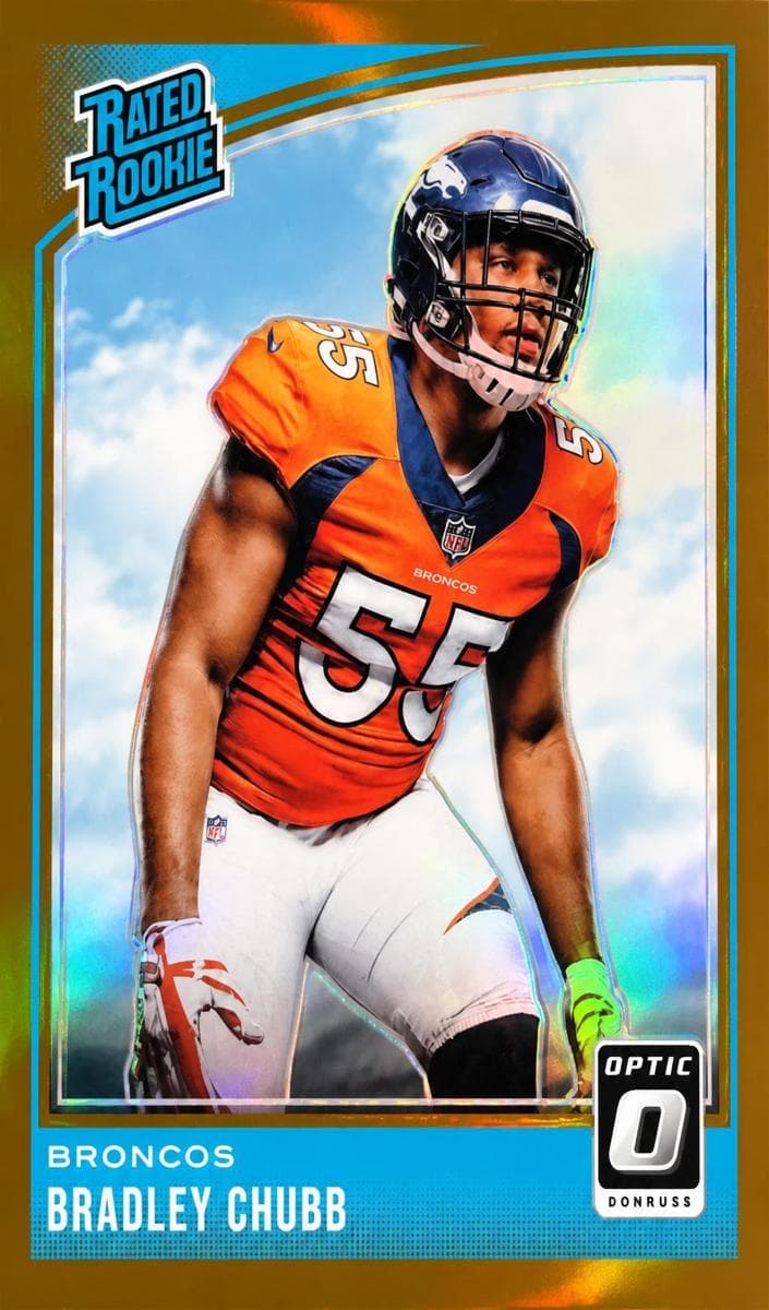 Bradley Chubb trading card