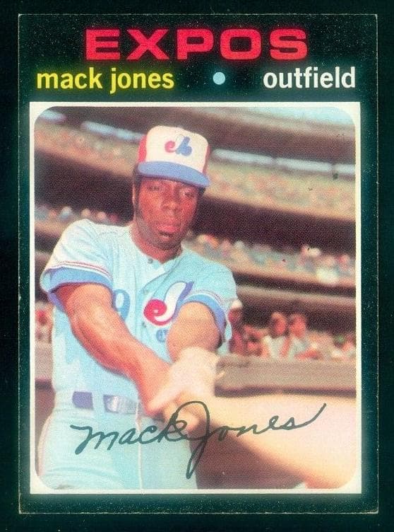 Mack Jones 1971 topps Topps