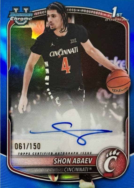 Shon Abaev trading card