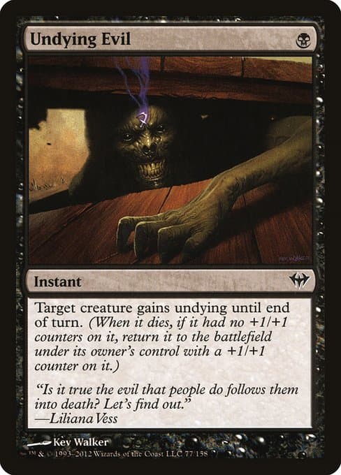 Undying Evil 2012 Magic: The Gathering Dark Ascension