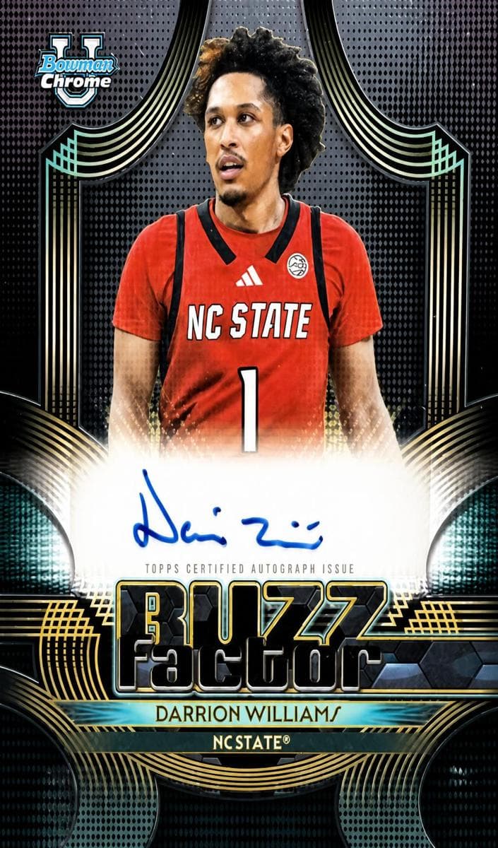 Darrion Williams trading card