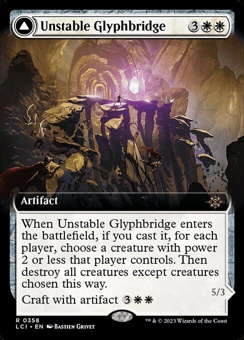 Unstable Glyphbridge // Sandswirl Wanderglyph #358