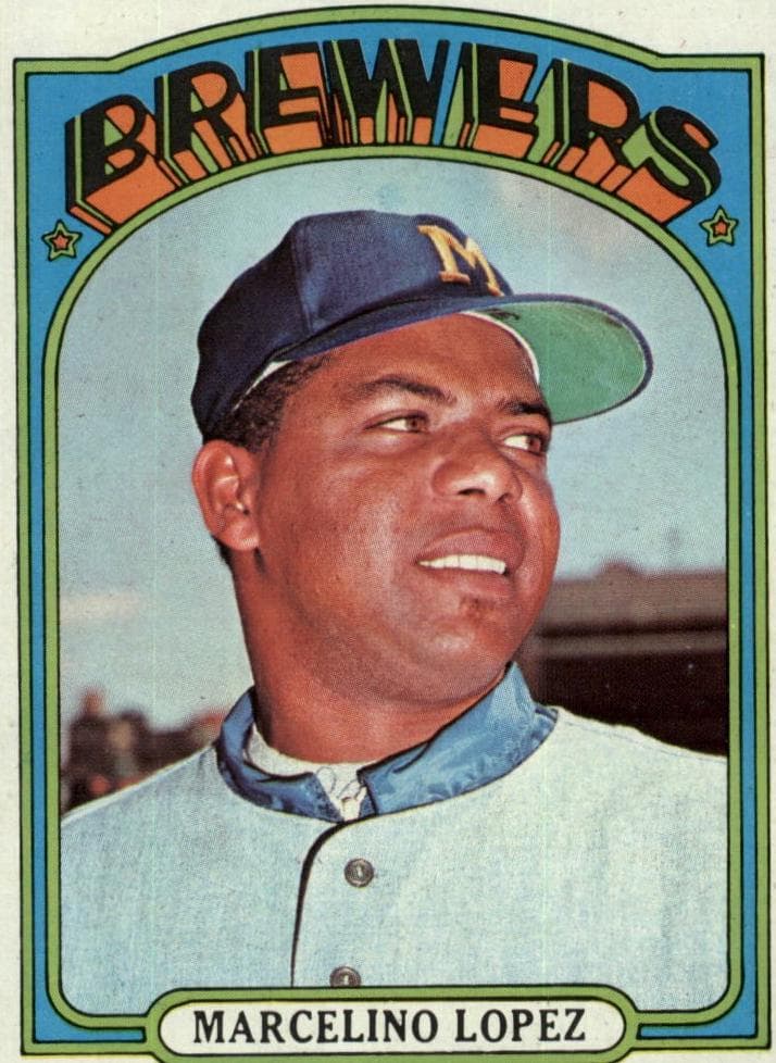Marcelino Lopez 1972 topps