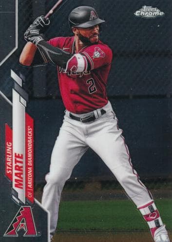Starling Marte 2020 topps Topps Chrome Update
