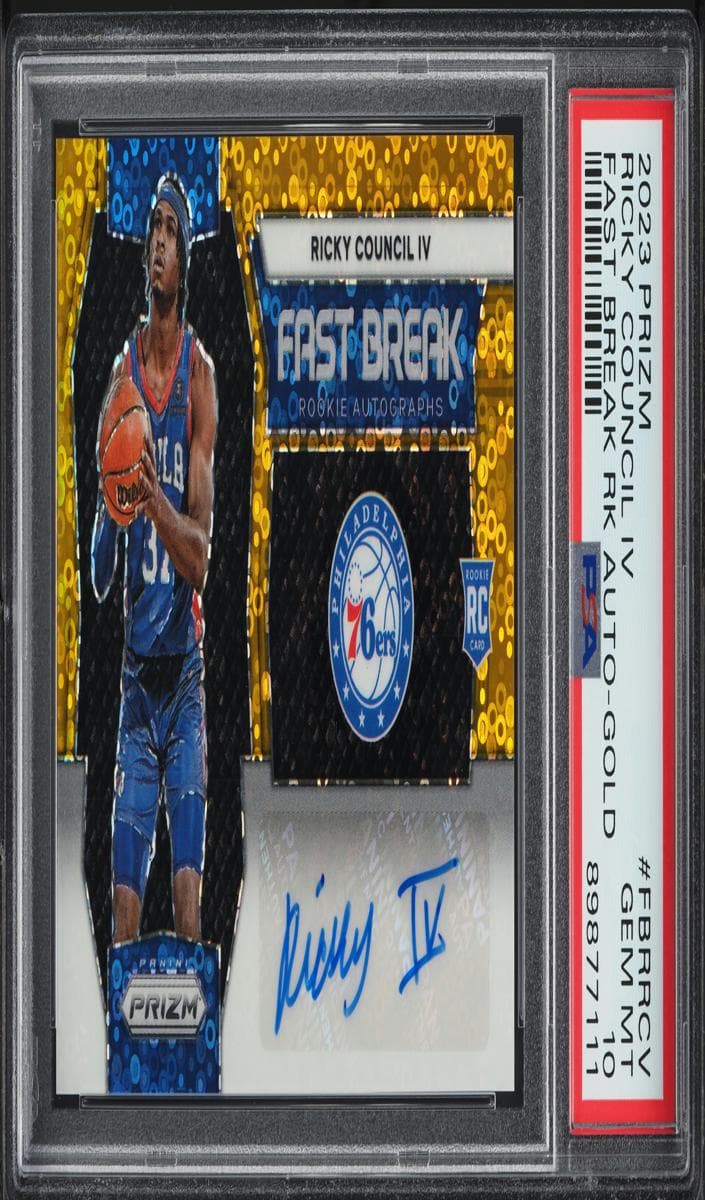 Ricky Council IV trading card