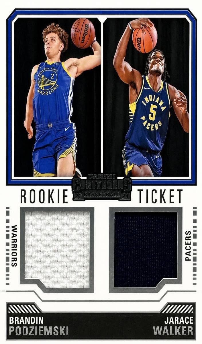 Brandin Podziemski / Jarace Walker 2023 panini Panini Contenders