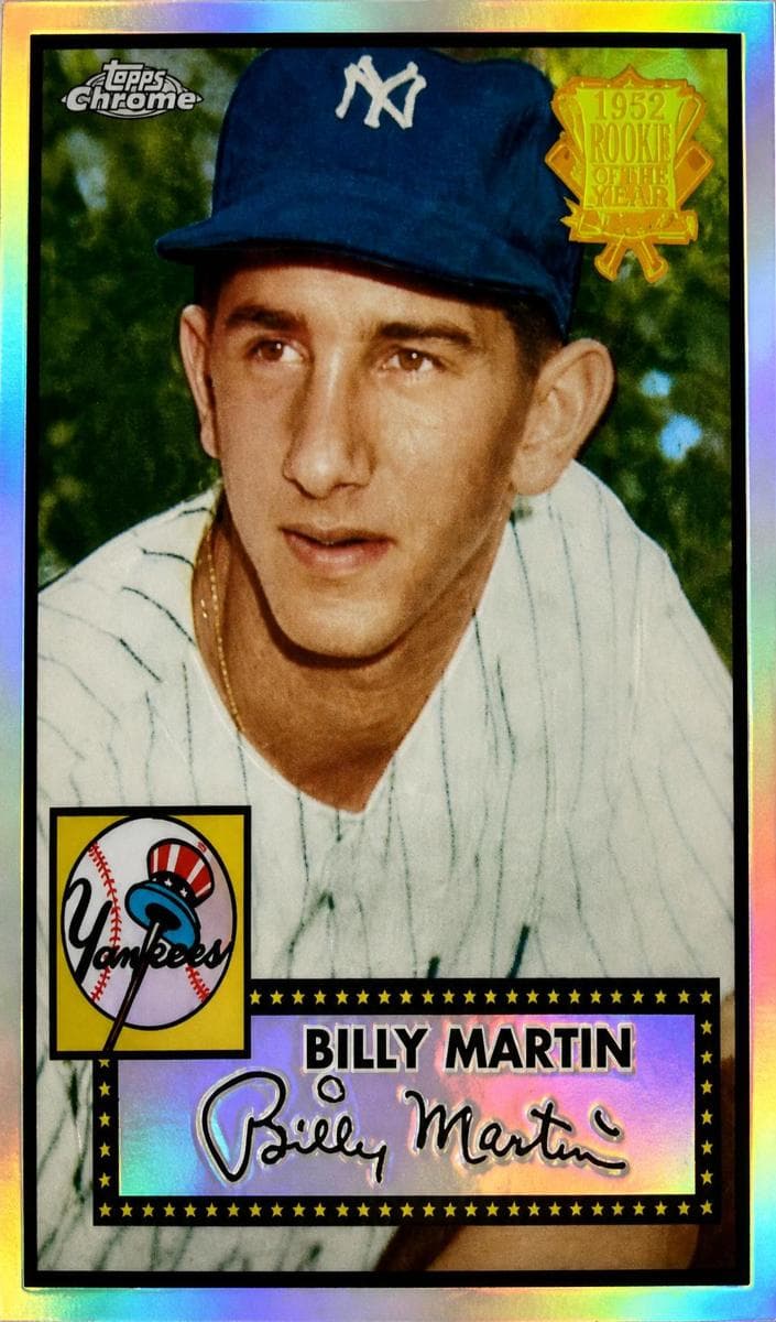 Billy Martin trading card
