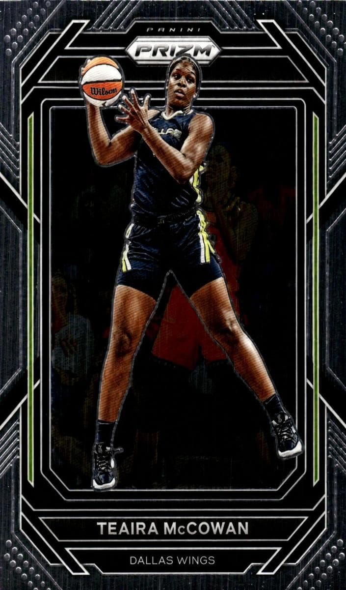 Teaira McCowan trading card