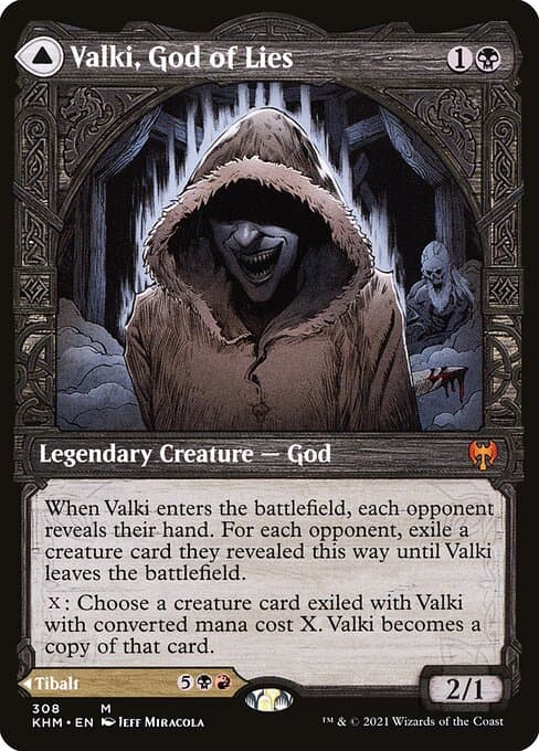 Valki, God of Lies & Tibalt, Cosmic Impostor 2021 Magic: The Gathering Kaldheim Showcase