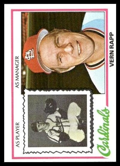 Vern Rapp 1978 topps Topps