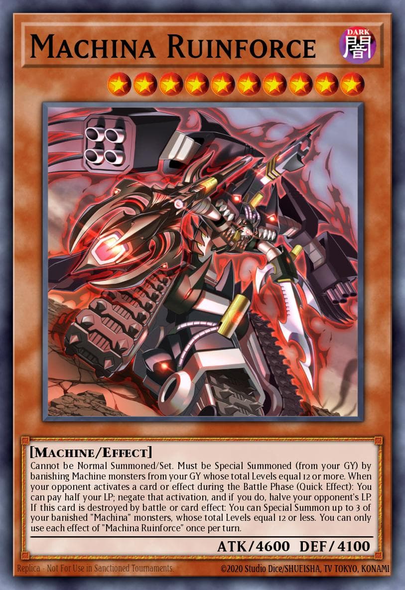 Machina Ruinforce 2021 Yu-Gi-Oh! Japanese Burst of Destiny