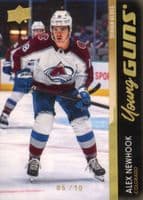 Alex Newhook trading card