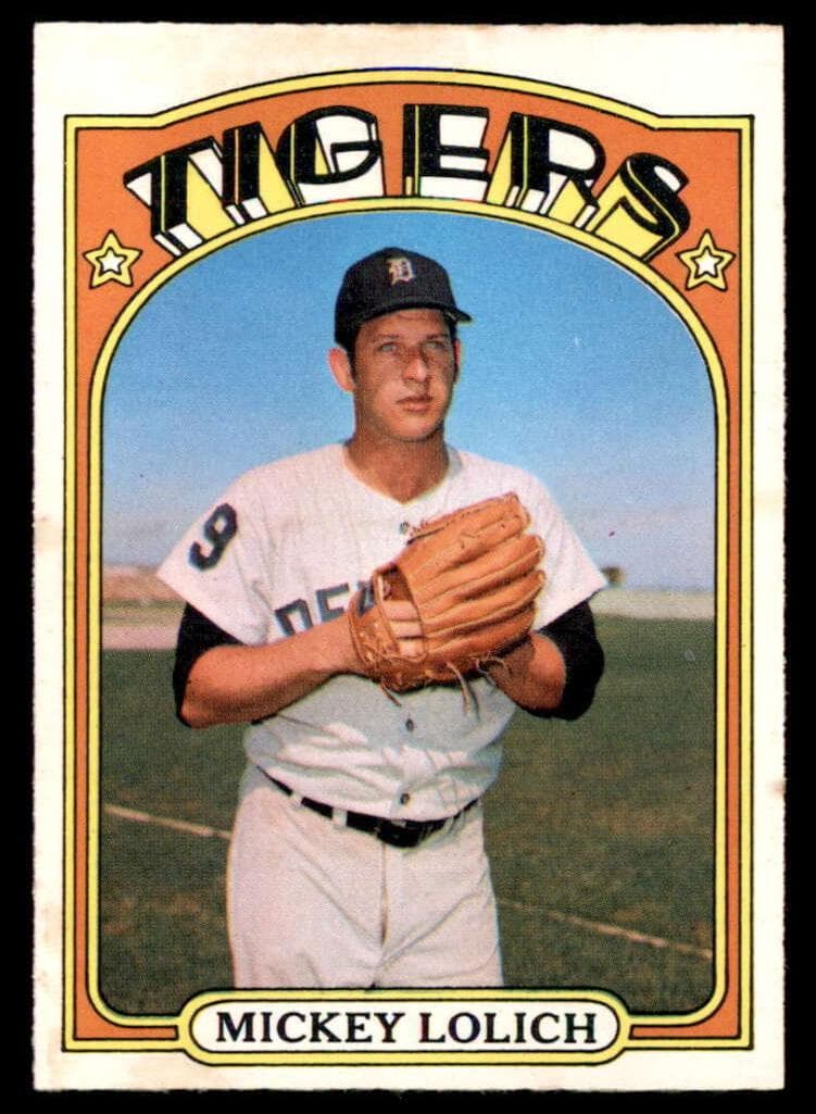 Mickey Lolich 1972 topps O-Pee-Chee