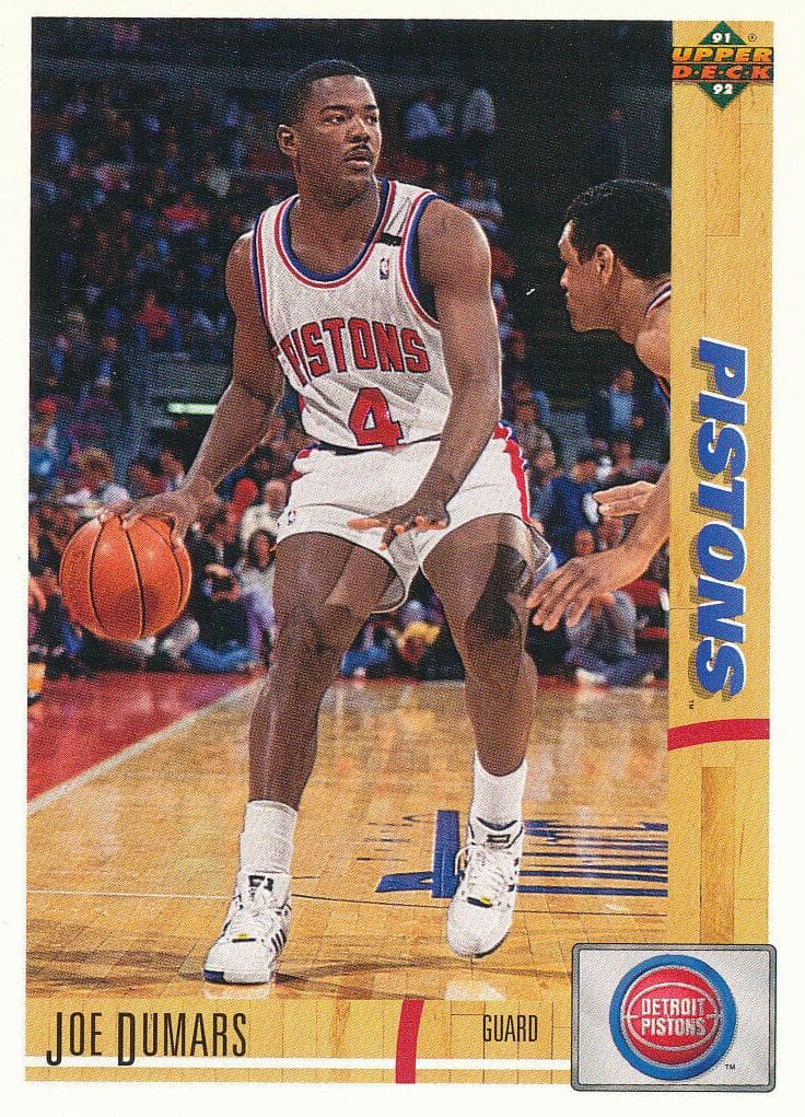 Joe Dumars 1991 upper-deck Upper Deck