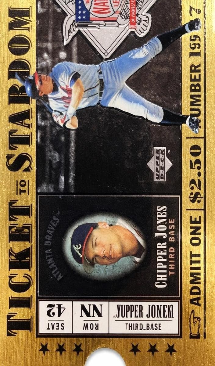 Chipper Jones 1997 upper-deck Upper Deck