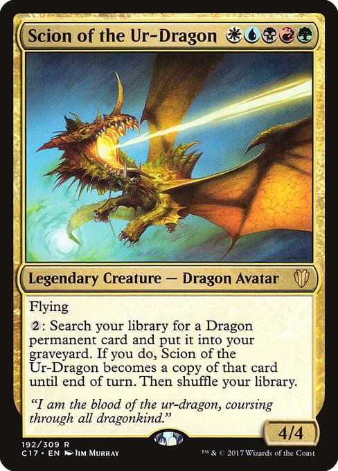 Scion of the Ur-Dragon 2017 Magic: The Gathering