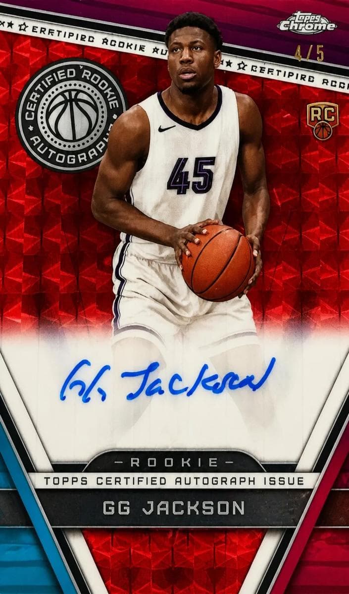 GG Jackson trading card