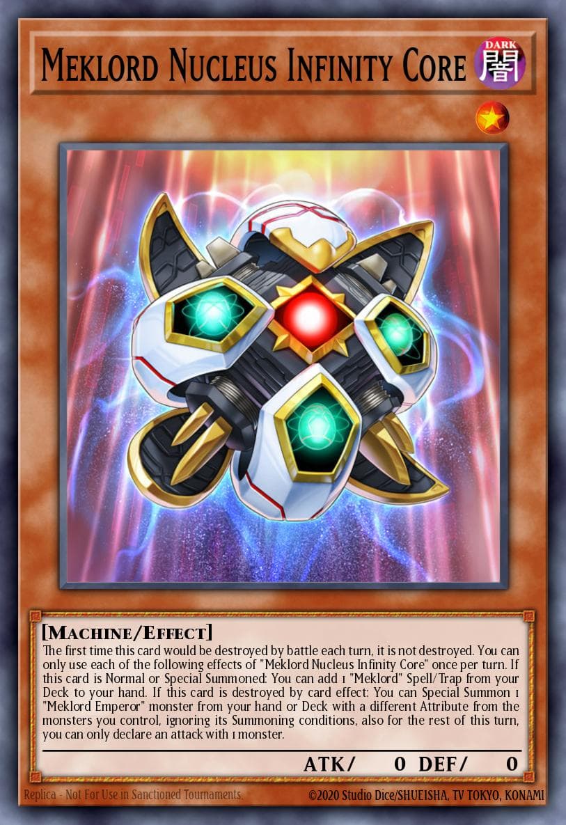 Meklord Nucleus Infinity Core 2020 Yu-Gi-Oh! Legendary Duelists: Rage of Ra