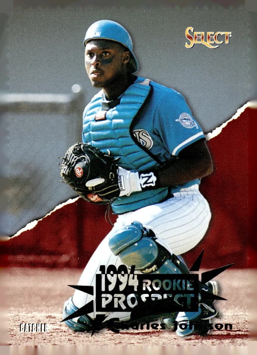 Charles Johnson 1994 panini Select