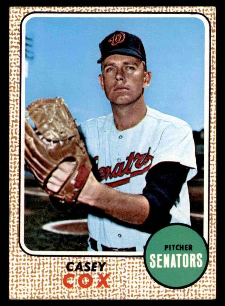 Casey Cox 1968 topps Topps